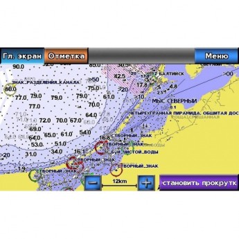 Карта памяти GARMIN "Калининград, Побережья России", micro/SD