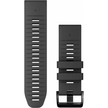 Ремешок для смарт часов GARMIN QUICKFIT 26 WATCH BANDS GRAPHITE SILICONE