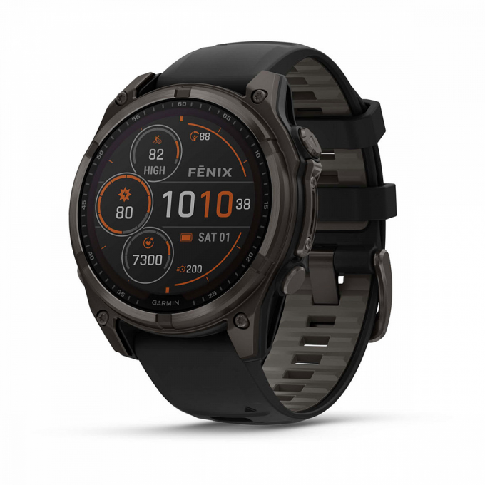 Смарт-часы GARMIN FENIX 8 Sapphire 47mm Solar Premium Multisport Серый с черным ремешком 010-02906-70 Смарт-часы GARMIN FENIX 8 Sapphire 47mm Solar Premium Multisport Серый с черным ремешком 010-02906-70