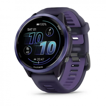 Смарт-часы GARMIN FORERUNNER 570 (47 мм) индиго алюминий императорский пурпурный/индиго